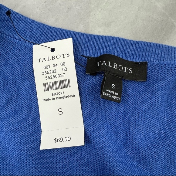 Women’s Talbots Cropped Hook & Eye Shrug Cardigan Sweater Small - Picture 11 of 15